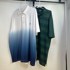 Izod Golf with Stretch Lot of 2 size XL  Short Sleeve Polo Sirts